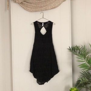 Black Lace Midi Dress